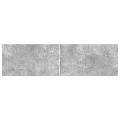 vidaXL Wall-Mounted Headboard BREDA Concrete Grey Engineered Wood 3