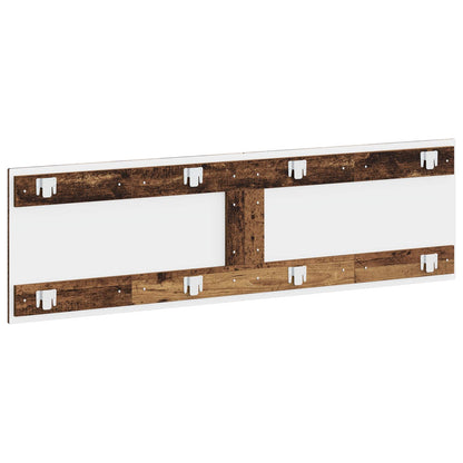 vidaXL Wall-Mounted Headboard BREDA Old Wood Engineered Wood 5
