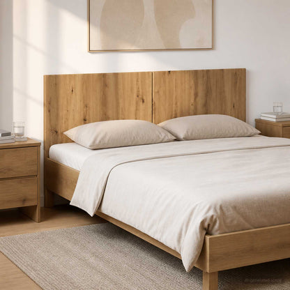 vidaXL Wall-Mounted Headboard BREDA Artisan Oak Engineered Wood 1
