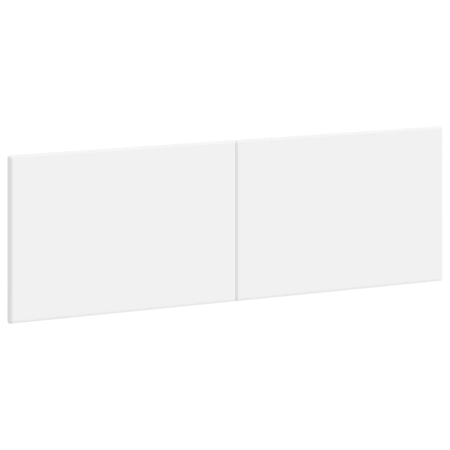 vidaXL Wall-Mounted Headboard BREDA White Engineered Wood 2