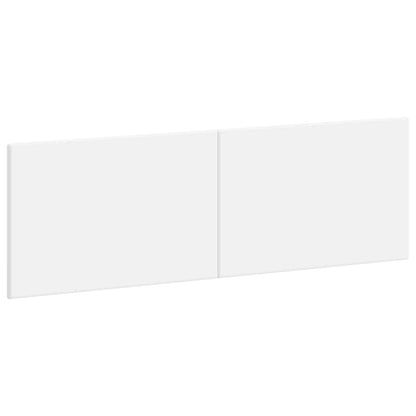 vidaXL Wall-Mounted Headboard BREDA White Engineered Wood 2