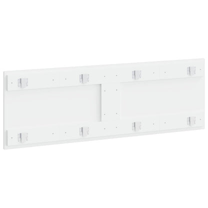 vidaXL Wall-Mounted Headboard BREDA White Engineered Wood 5
