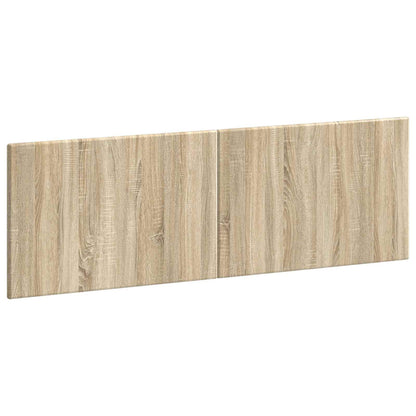 vidaXL Wall-Mounted Headboard BREDA Sonoma Oak Engineered Wood 2