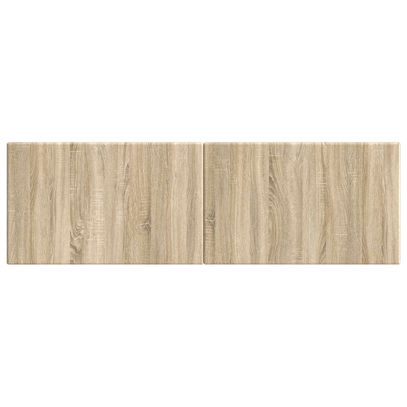 vidaXL Wall-Mounted Headboard BREDA Sonoma Oak Engineered Wood 3