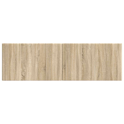 vidaXL Wall-Mounted Headboard BREDA Sonoma Oak Engineered Wood 3