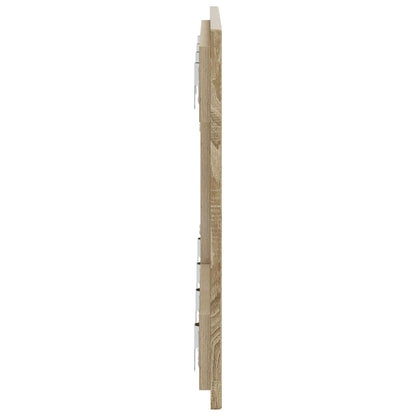 vidaXL Wall-Mounted Headboard BREDA Sonoma Oak Engineered Wood 4