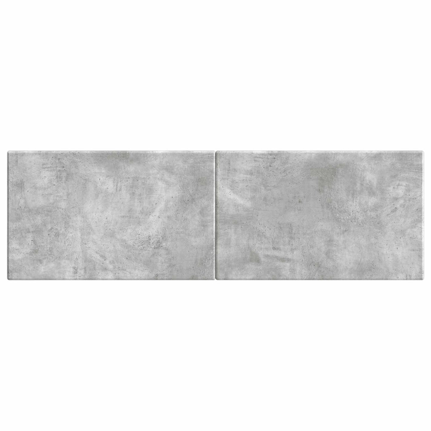 vidaXL Wall-Mounted Headboard BREDA Concrete Grey Engineered Wood 3