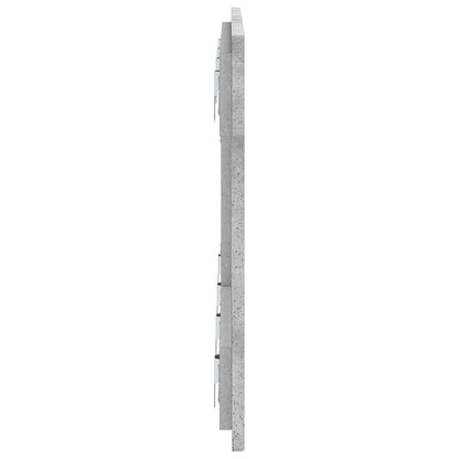 vidaXL Wall-Mounted Headboard BREDA Concrete Grey Engineered Wood 4
