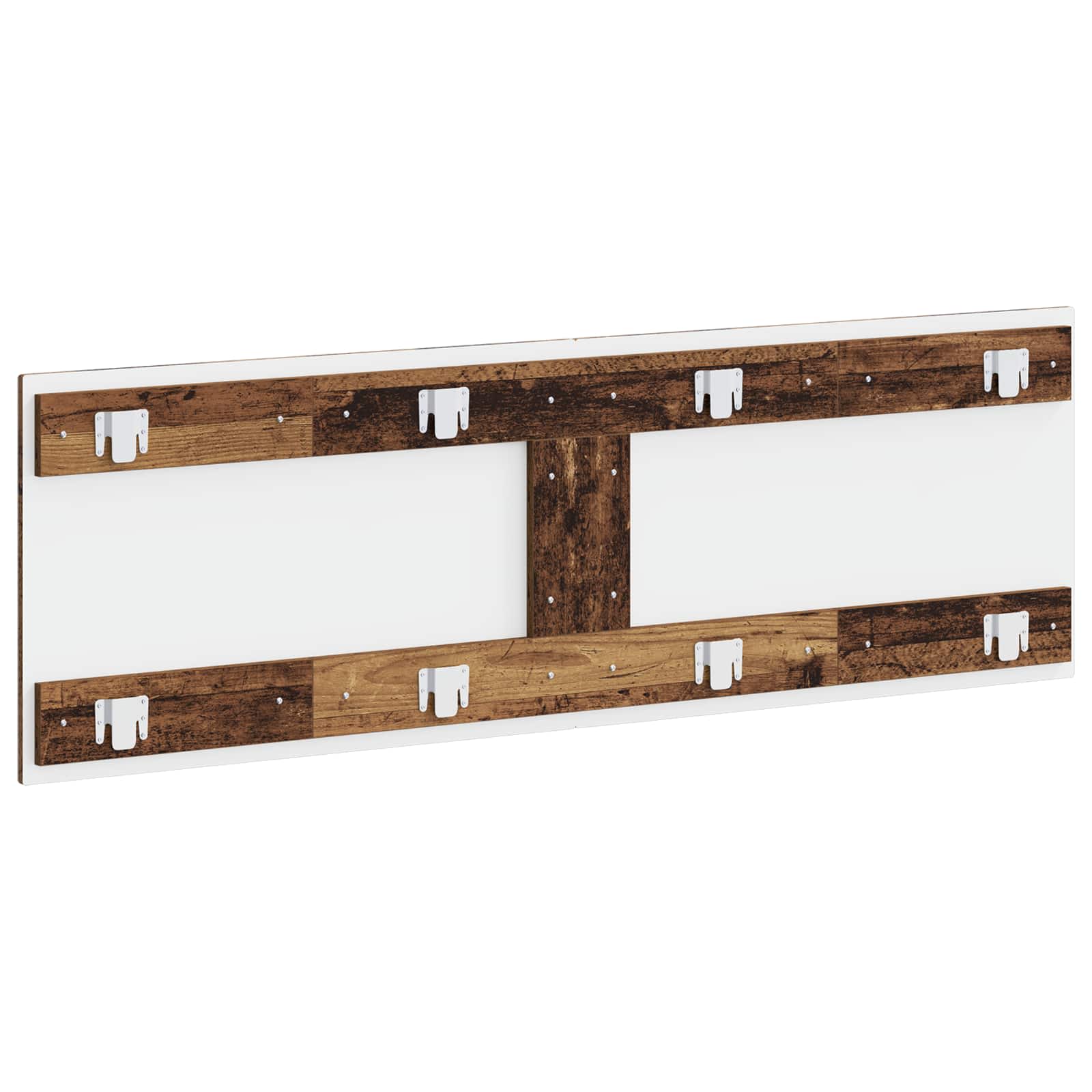 vidaXL Wall-Mounted Headboard BREDA Old Wood Engineered Wood 5