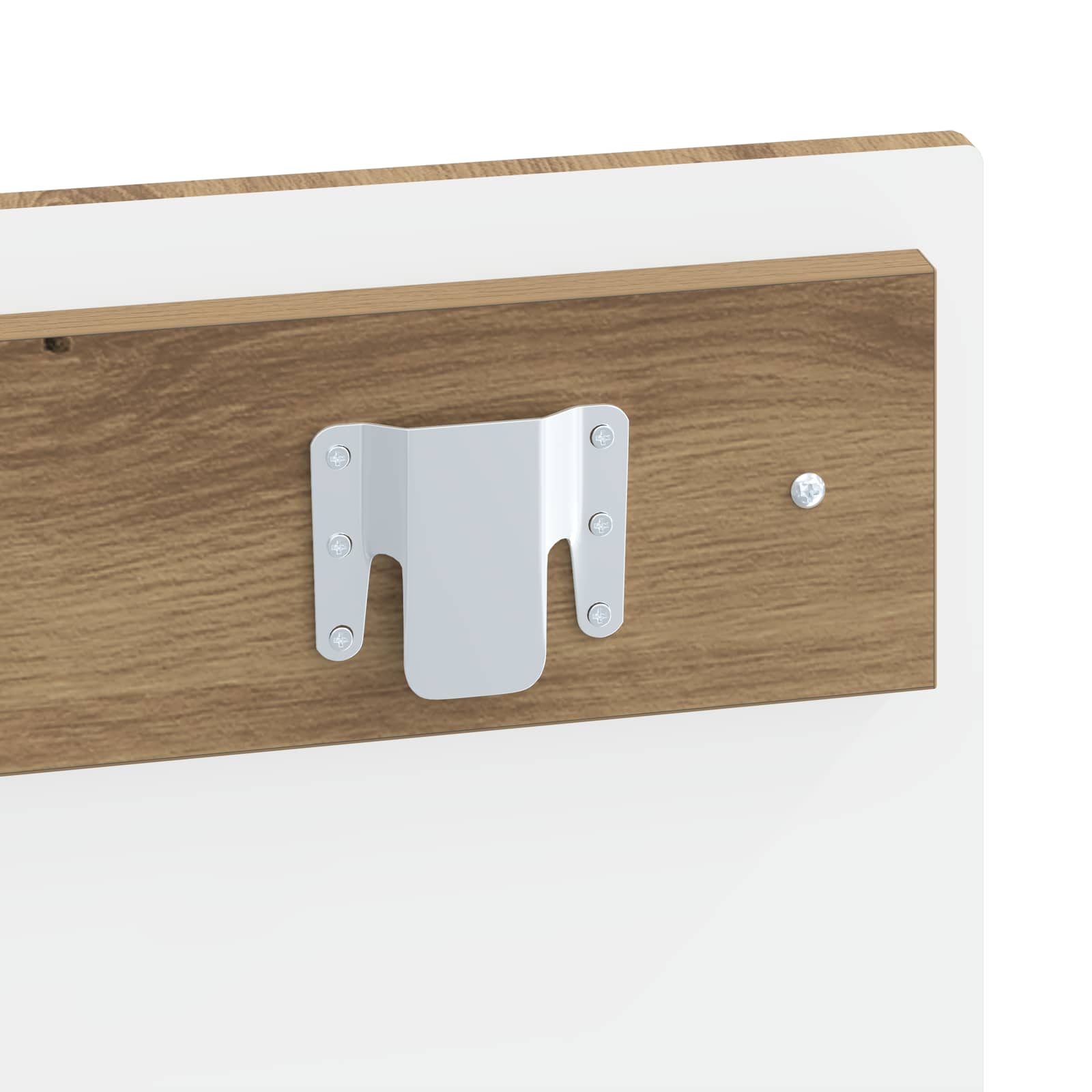 vidaXL Wall-Mounted Headboard BREDA Artisan Oak Engineered Wood 6