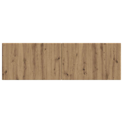 vidaXL Wall-Mounted Headboard BREDA Artisan Oak Engineered Wood 3