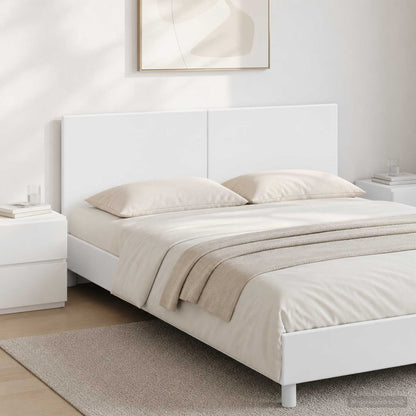vidaXL Wall-Mounted Headboard BREDA White Engineered Wood 1