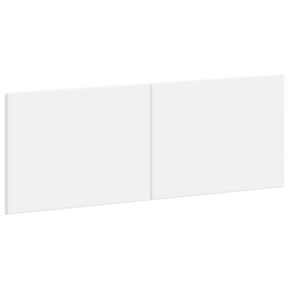 vidaXL Wall-Mounted Headboard BREDA White Engineered Wood 2
