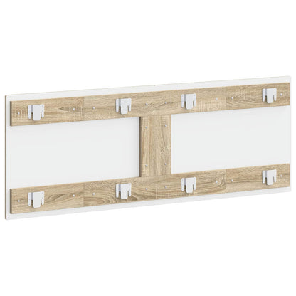 vidaXL Wall-Mounted Headboard BREDA Sonoma Oak Engineered Wood 5
