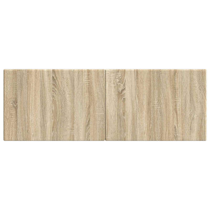 vidaXL Wall-Mounted Headboard BREDA Sonoma Oak Engineered Wood 3