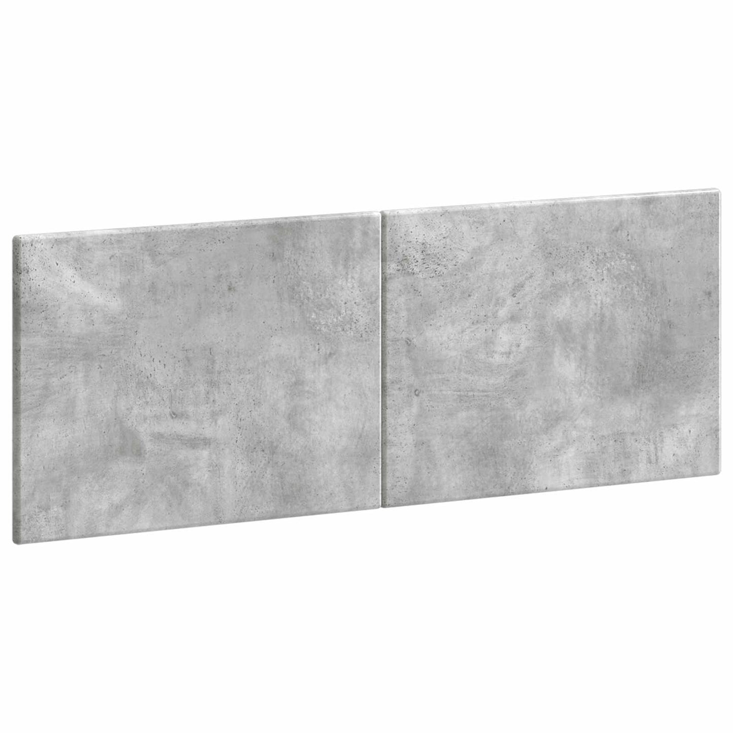 vidaXL Wall-Mounted Headboard BREDA Concrete Grey Engineered Wood 2