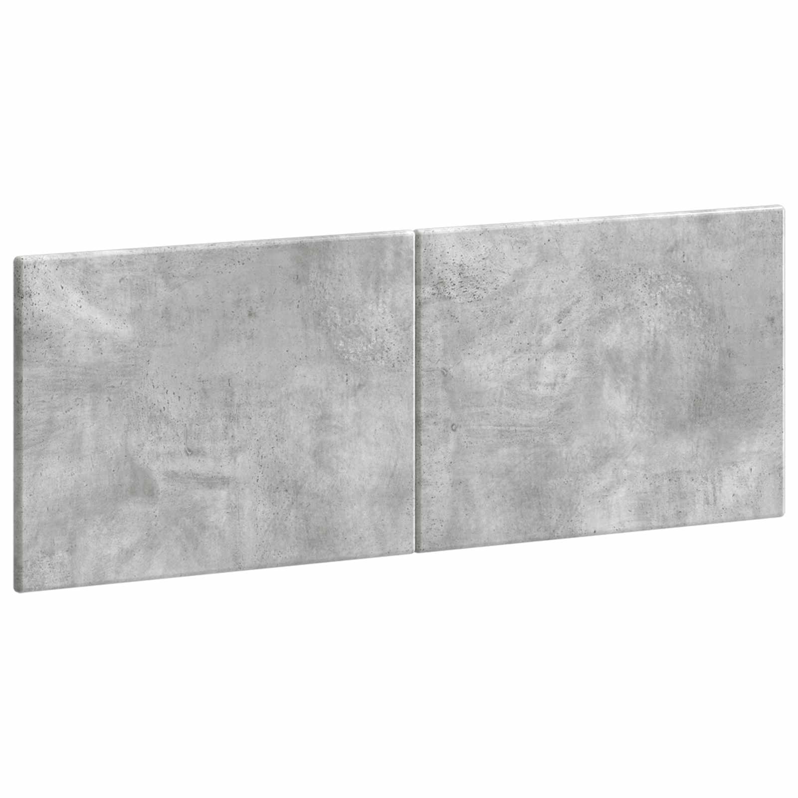 vidaXL Wall-Mounted Headboard BREDA Concrete Grey Engineered Wood 2