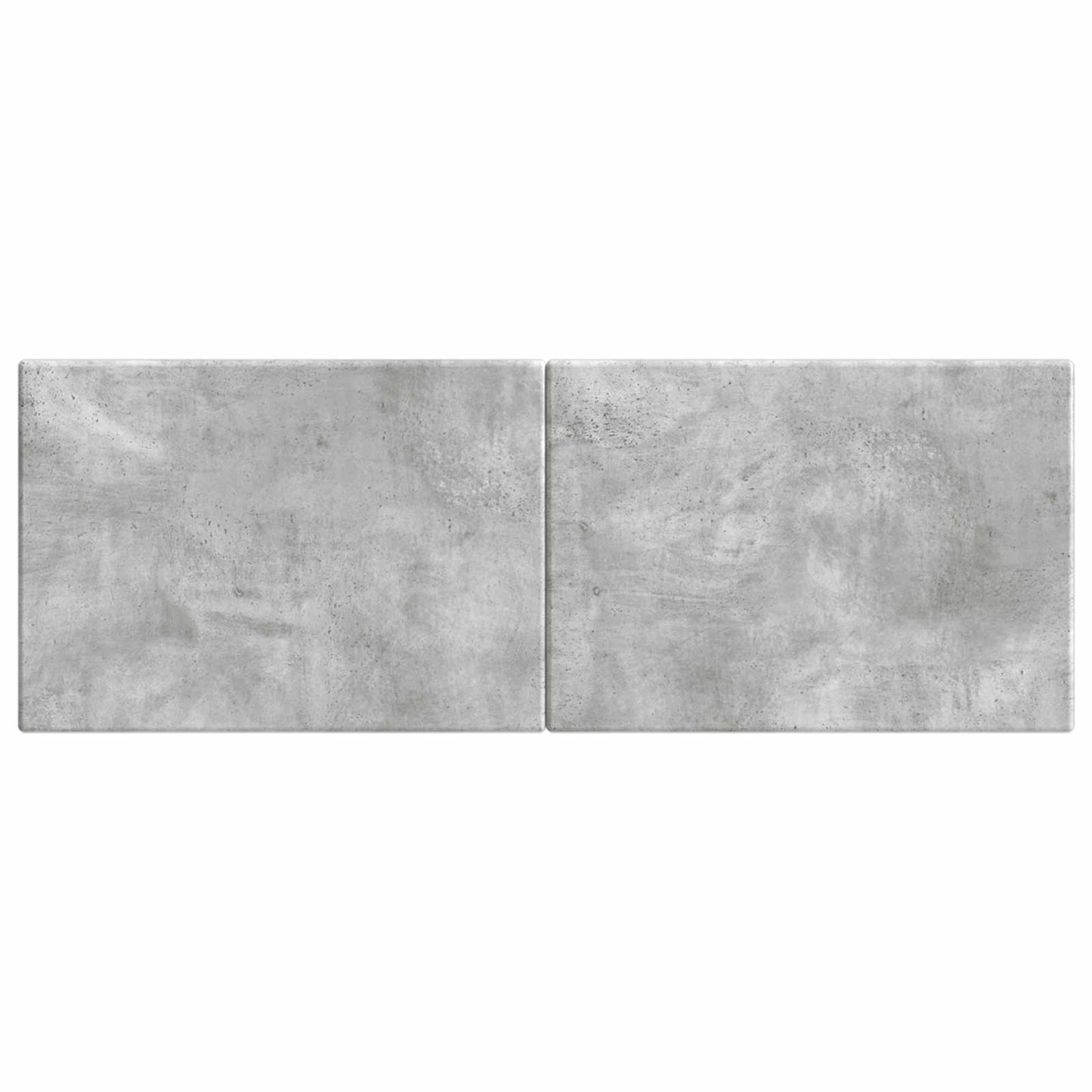 vidaXL Wall-Mounted Headboard BREDA Concrete Grey Engineered Wood 3