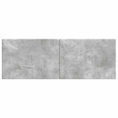 vidaXL Wall-Mounted Headboard BREDA Concrete Grey Engineered Wood 3
