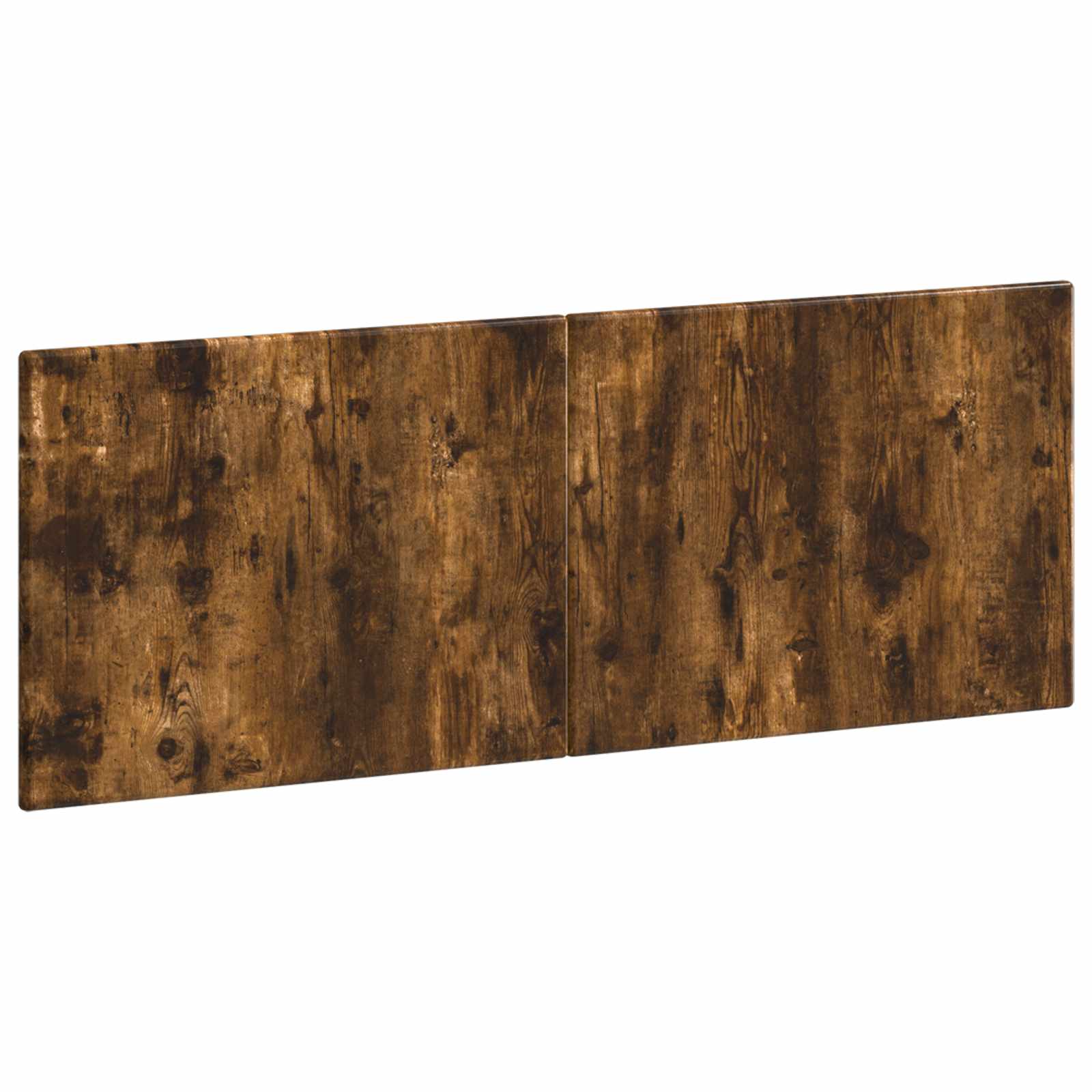 vidaXL Wall-Mounted Headboard BREDA Smoked Oak Engineered Wood 2