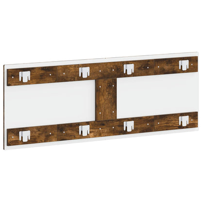 vidaXL Wall-Mounted Headboard BREDA Smoked Oak Engineered Wood 5
