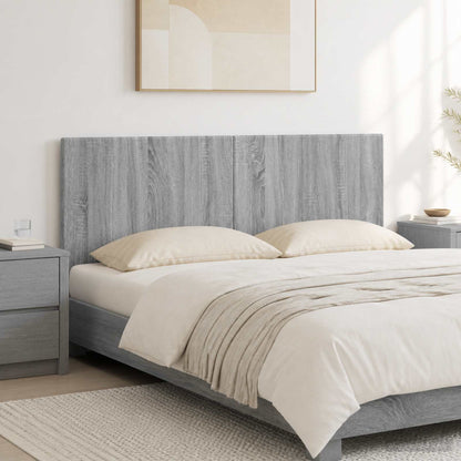 vidaXL Wall-Mounted Headboard BREDA Grey Sonoma Engineered Wood 1
