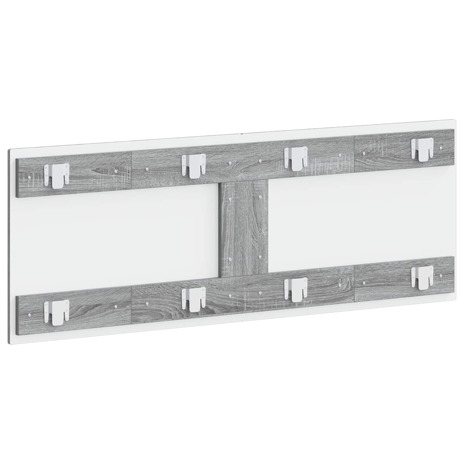 vidaXL Wall-Mounted Headboard BREDA Grey Sonoma Engineered Wood 5