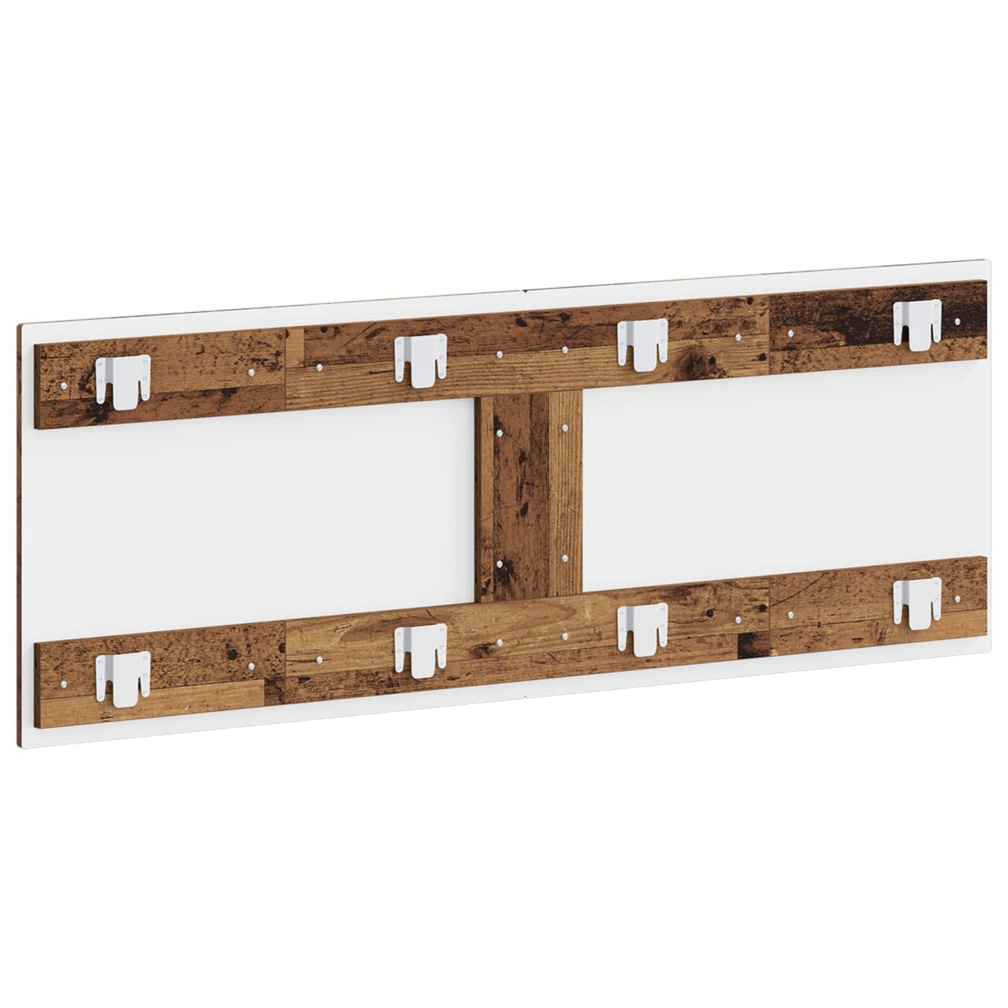 vidaXL Wall-Mounted Headboard BREDA Old Wood Engineered Wood 5
