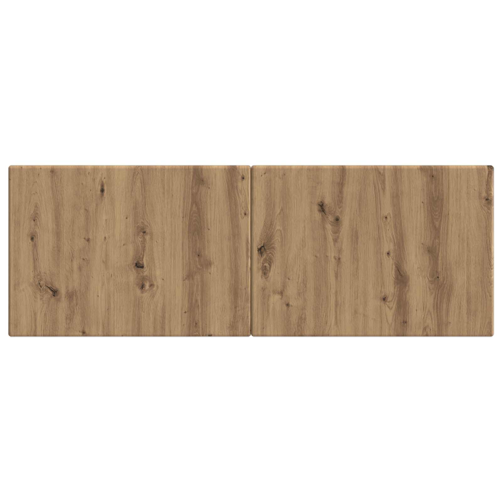 vidaXL Wall-Mounted Headboard BREDA Artisan Oak Engineered Wood 3