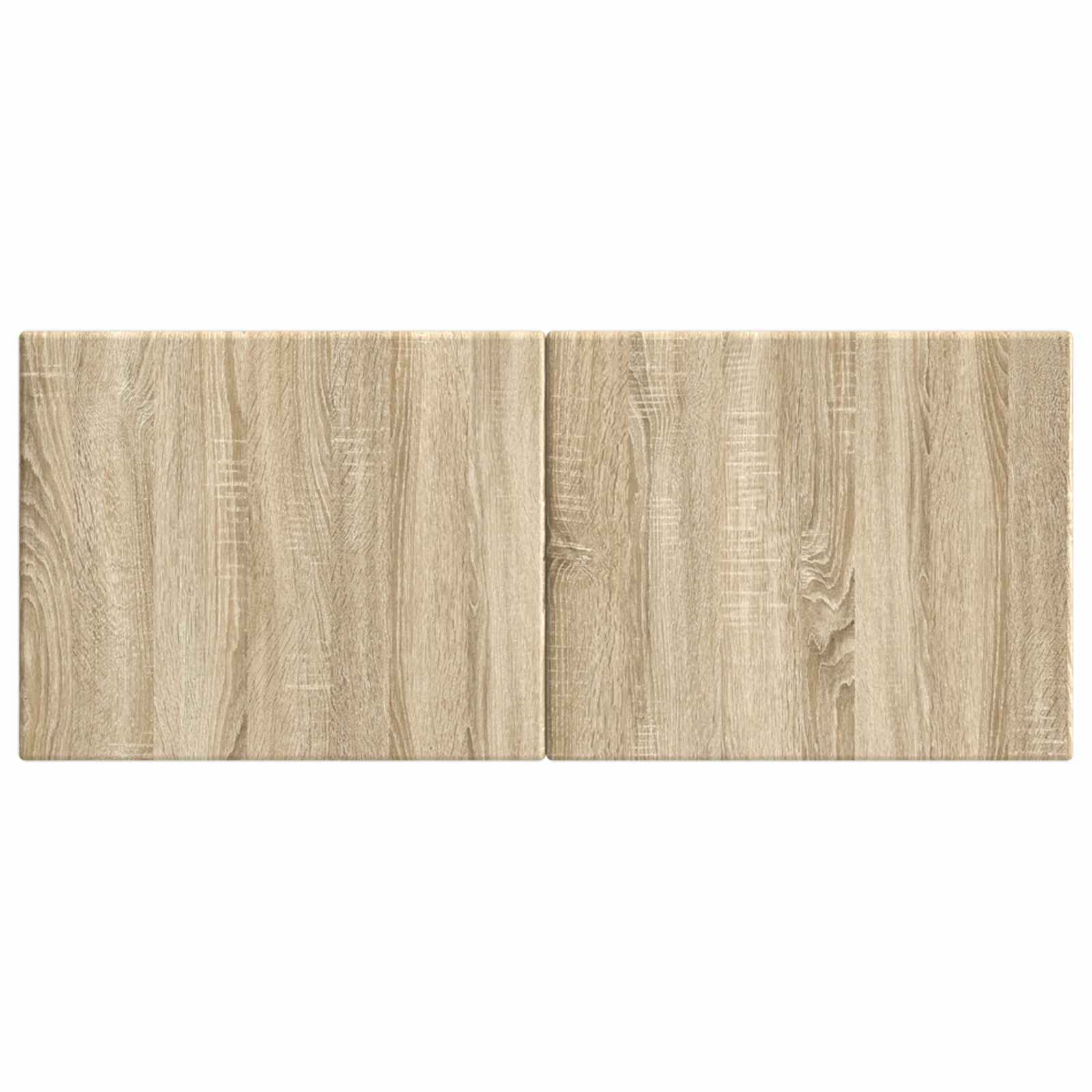 vidaXL Wall-Mounted Headboard BREDA Sonoma Oak Engineered Wood 3