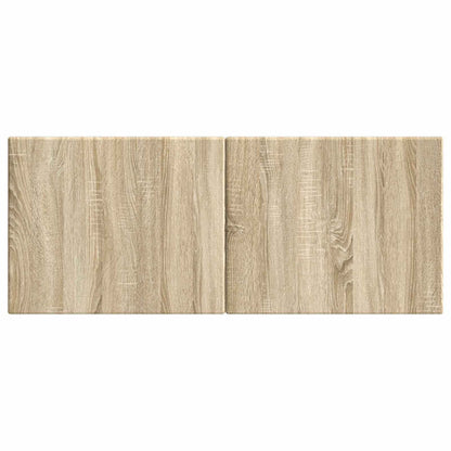 vidaXL Wall-Mounted Headboard BREDA Sonoma Oak Engineered Wood 3