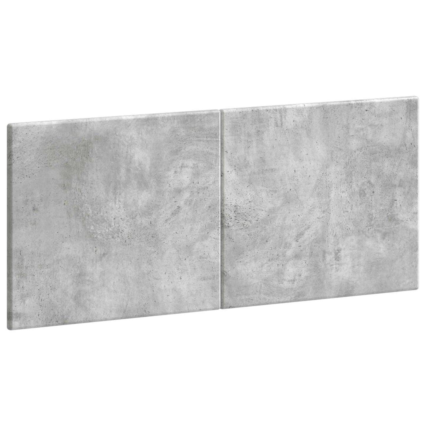 vidaXL Wall-Mounted Headboard BREDA Concrete Grey Engineered Wood 2