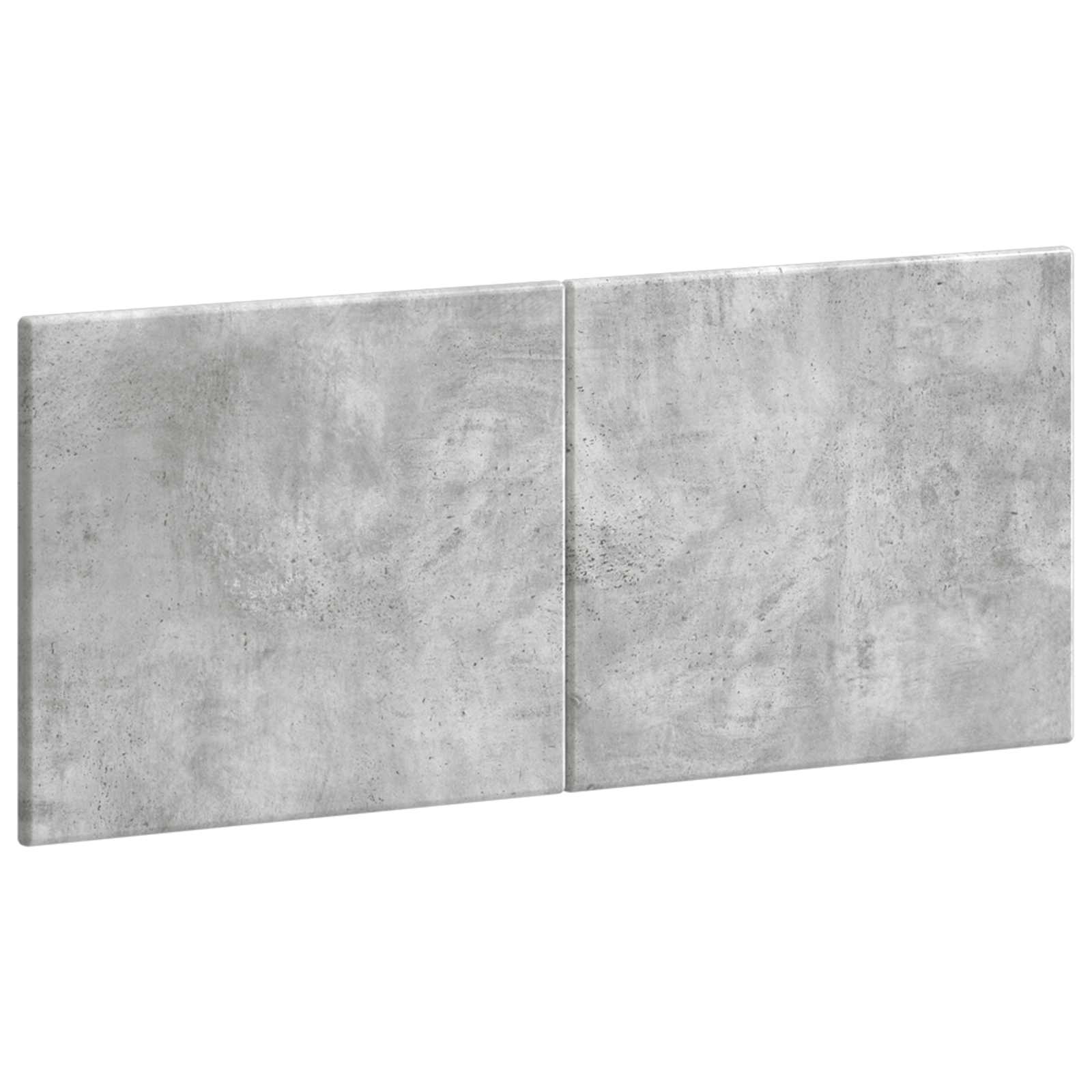 vidaXL Wall-Mounted Headboard BREDA Concrete Grey Engineered Wood 2