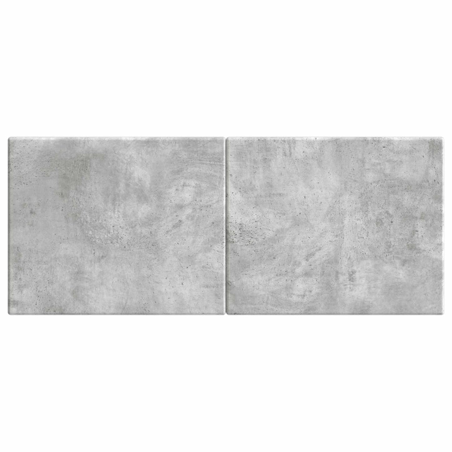 vidaXL Wall-Mounted Headboard BREDA Concrete Grey Engineered Wood 3