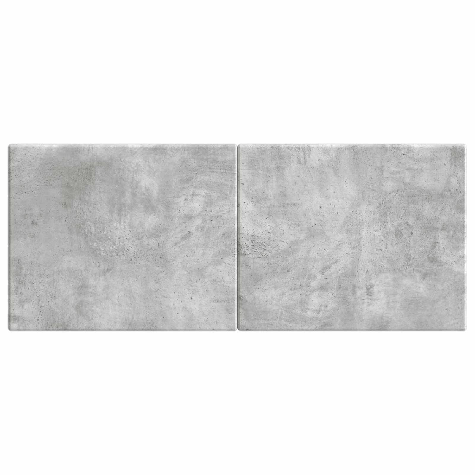vidaXL Wall-Mounted Headboard BREDA Concrete Grey Engineered Wood 3