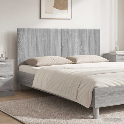 vidaXL Wall-Mounted Headboard BREDA Grey Sonoma Engineered Wood 1