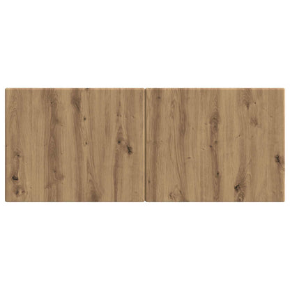 vidaXL Wall-Mounted Headboard BREDA Artisan Oak Engineered Wood 3