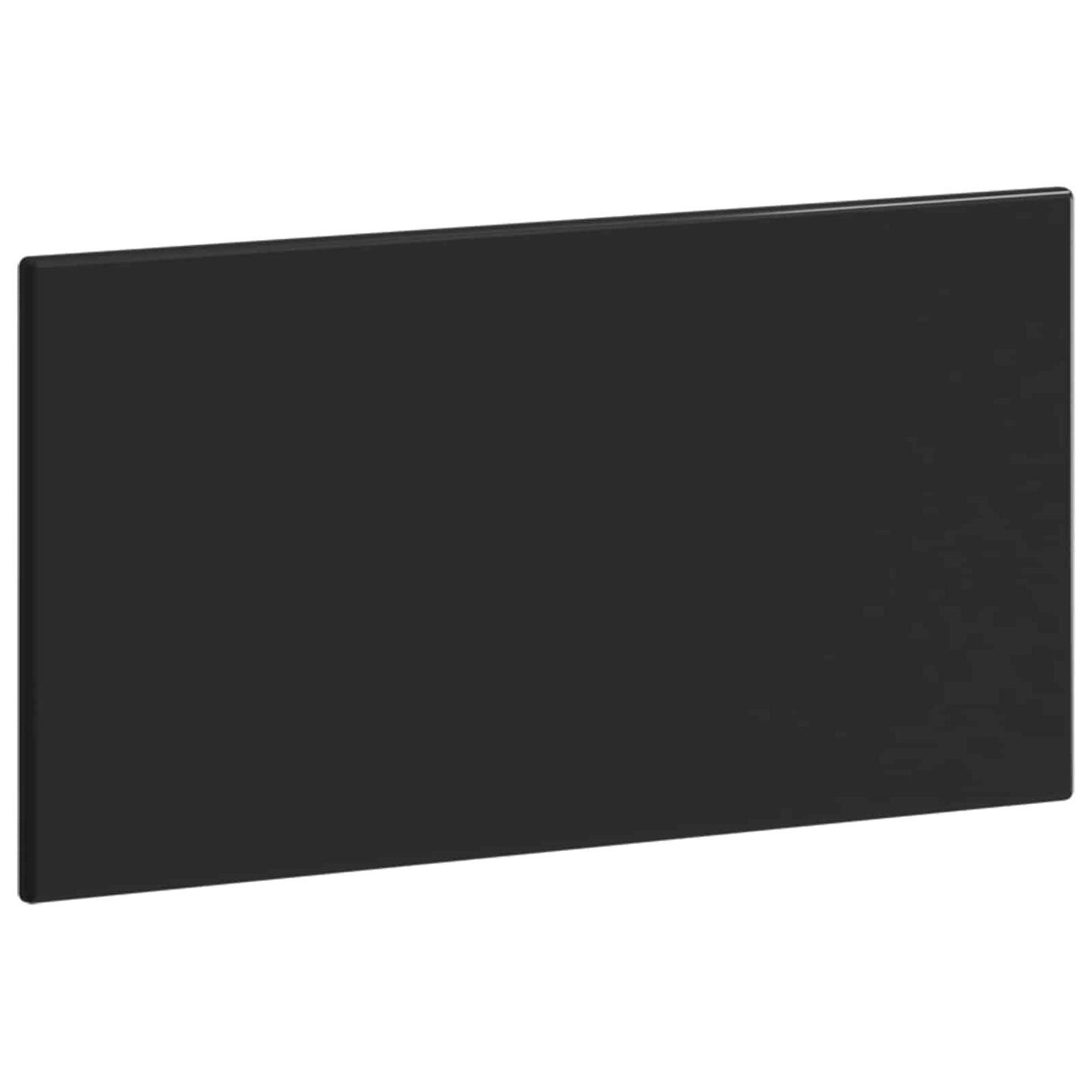 vidaXL Wall-Mounted Headboard BREDA Black Engineered Wood 2
