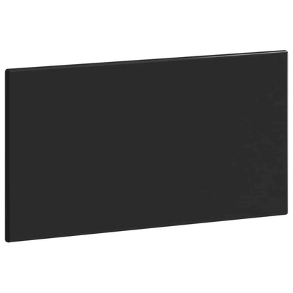vidaXL Wall-Mounted Headboard BREDA Black Engineered Wood 2