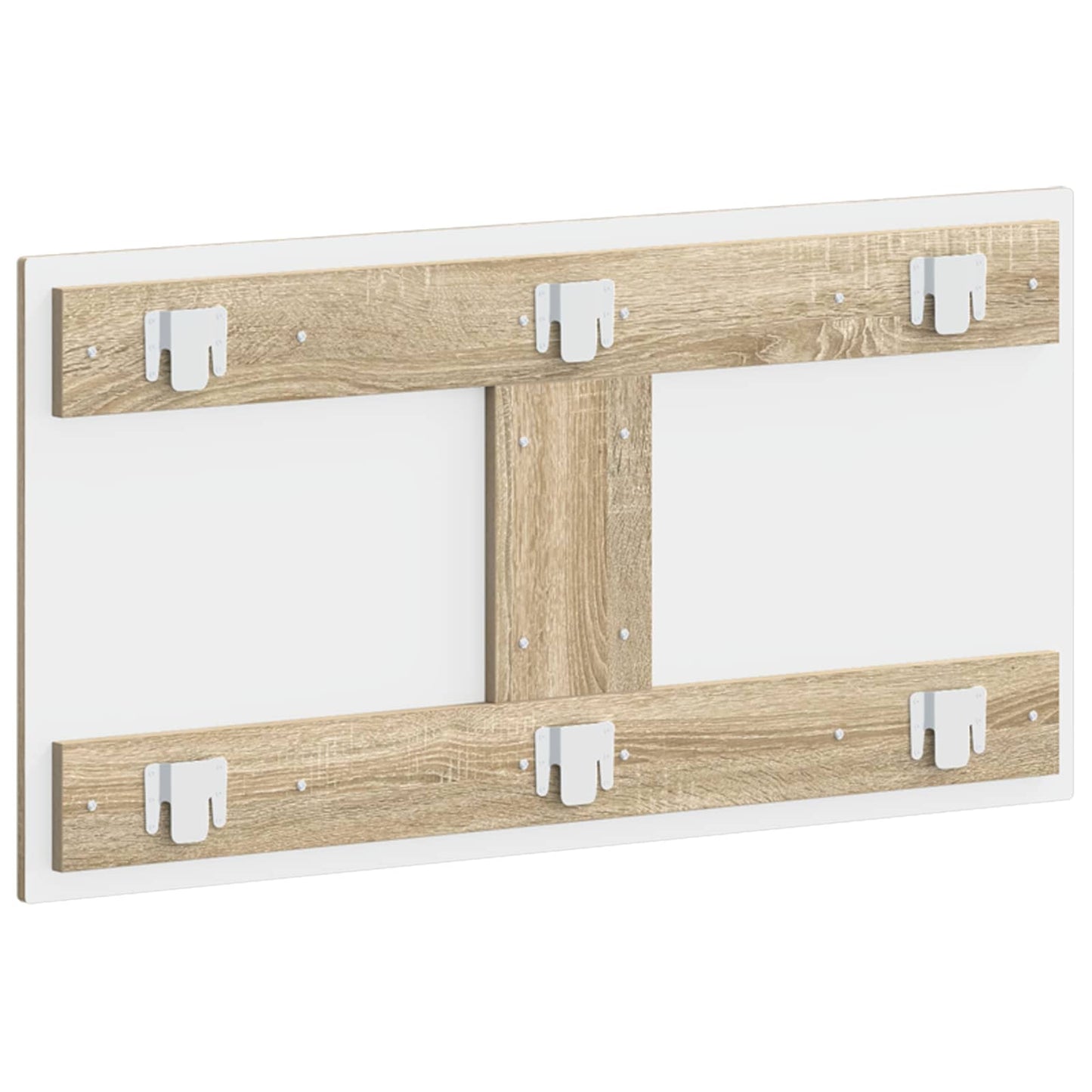 vidaXL Wall-Mounted Headboard BREDA Sonoma Oak Engineered Wood 5