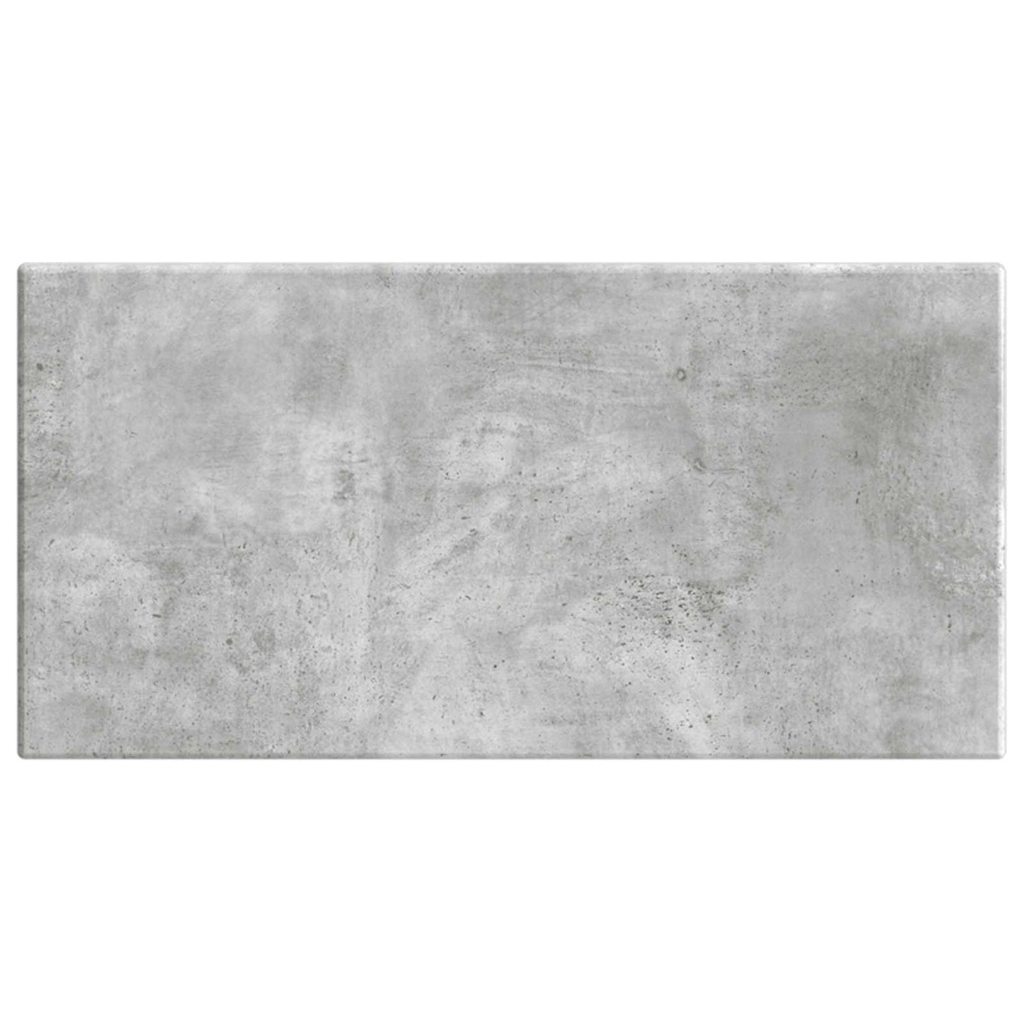 vidaXL Wall-Mounted Headboard BREDA Concrete Grey Engineered Wood 3