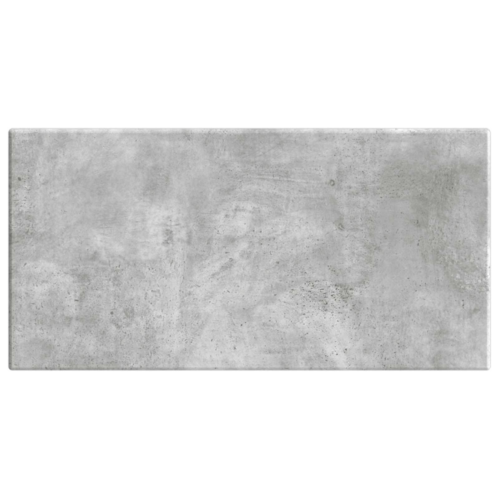 vidaXL Wall-Mounted Headboard BREDA Concrete Grey Engineered Wood 3