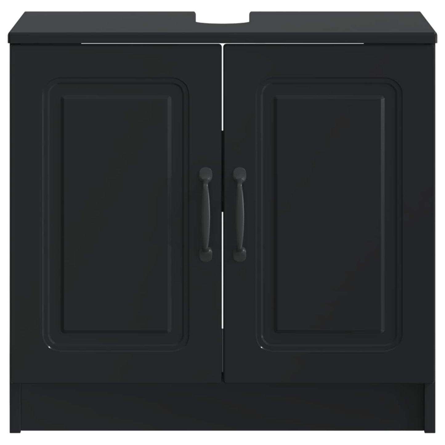 vidaXL Bathroom Sink Cabinet UTRECHT Black 59.5 x 31.5x 59 cm 4