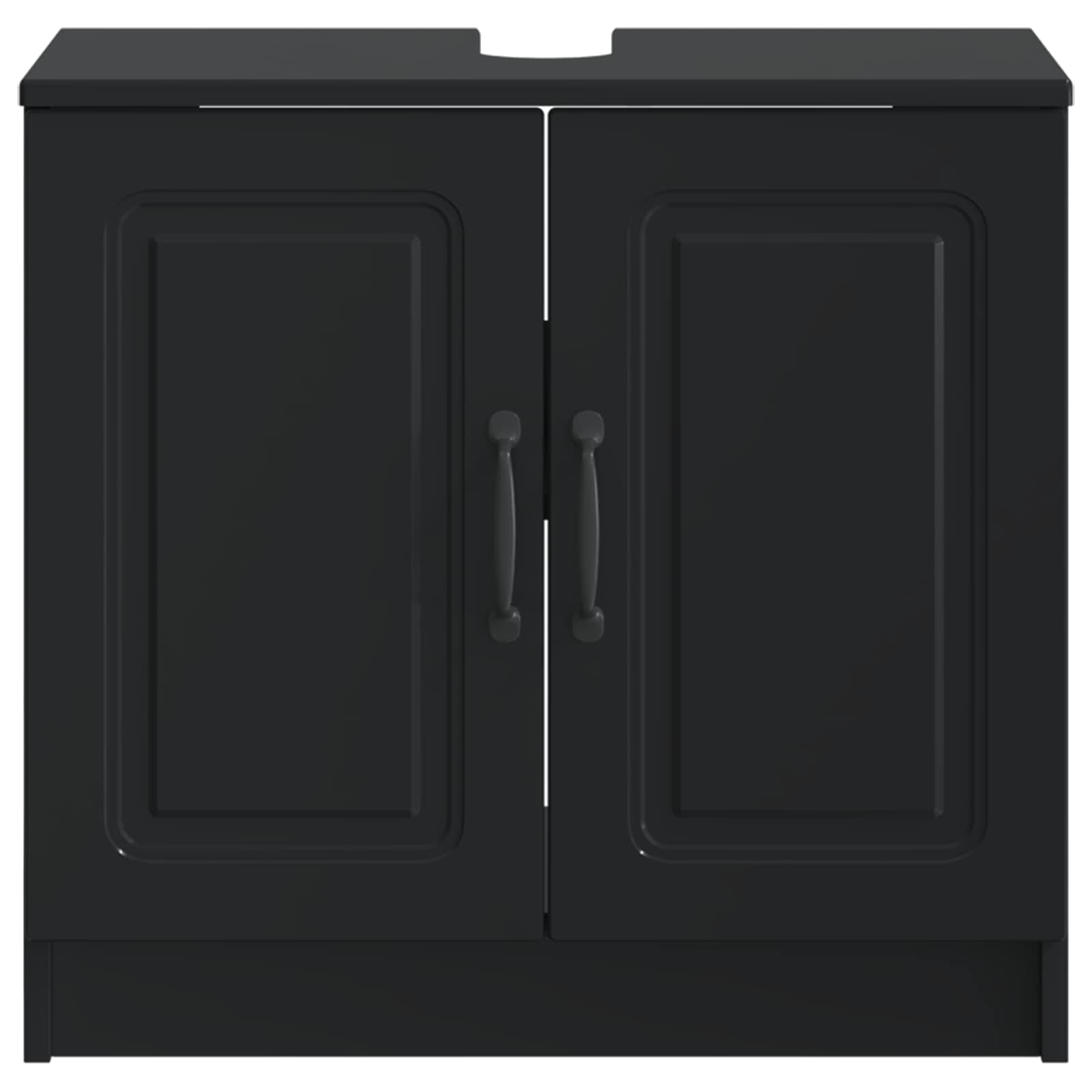 vidaXL Bathroom Sink Cabinet UTRECHT Black 59.5 x 31.5x 59 cm 4
