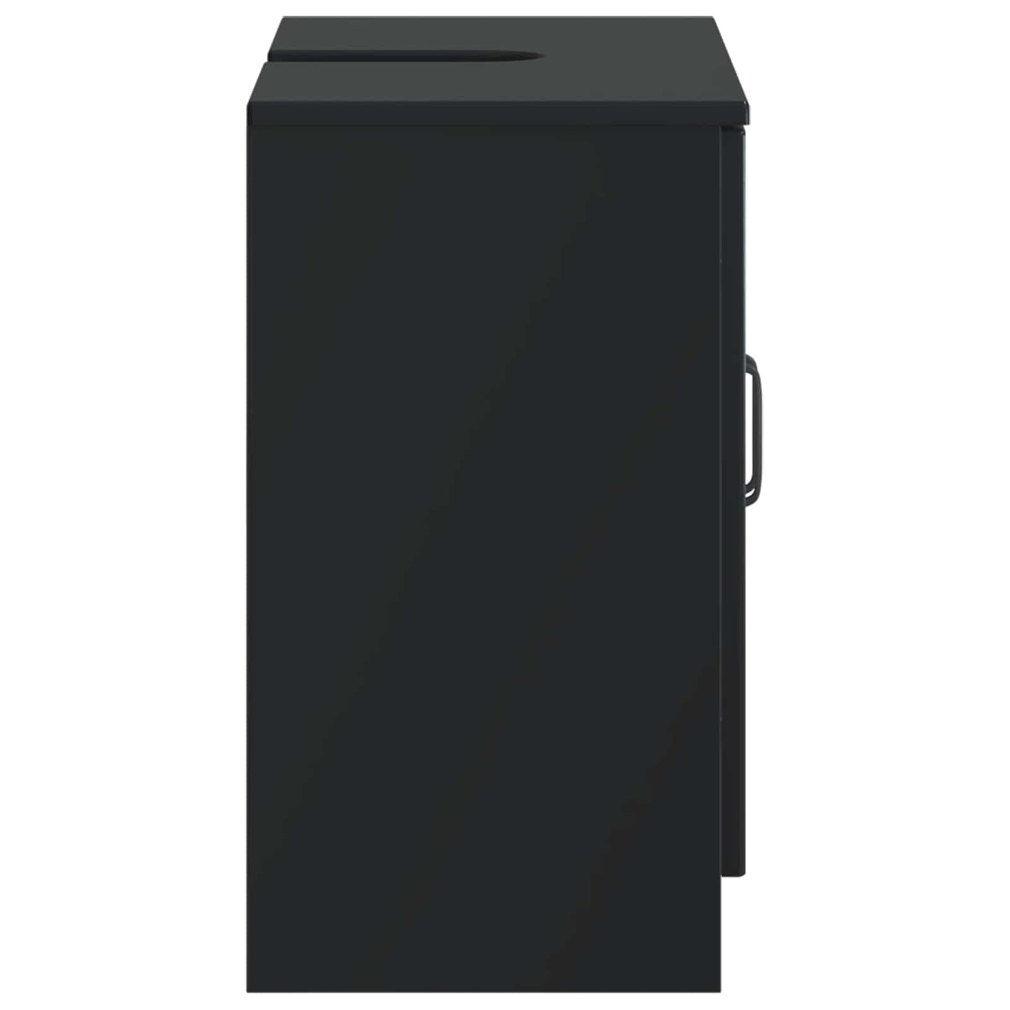 vidaXL Bathroom Sink Cabinet UTRECHT Black 59.5 x 31.5x 59 cm 5