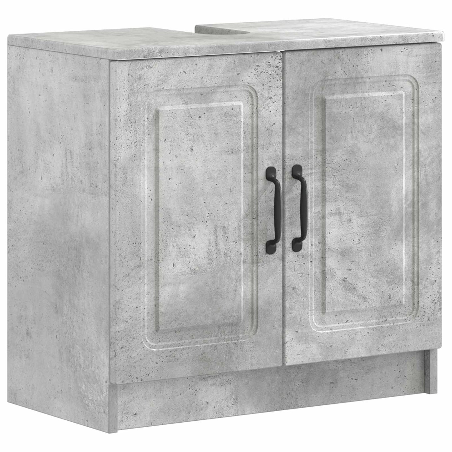 vidaXL Bathroom Sink Cabinet UTRECHT Concrete Grey 59.5 x 31.5x 59 cm 2
