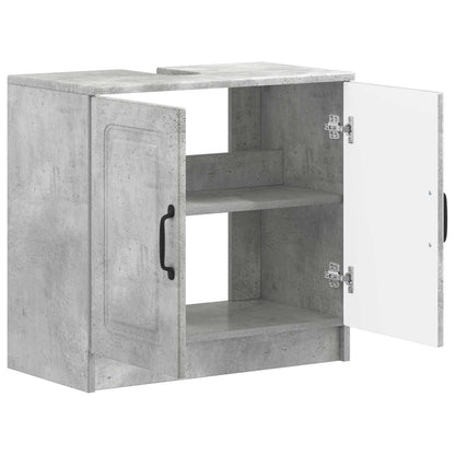 vidaXL Bathroom Sink Cabinet UTRECHT Concrete Grey 59.5 x 31.5x 59 cm 3