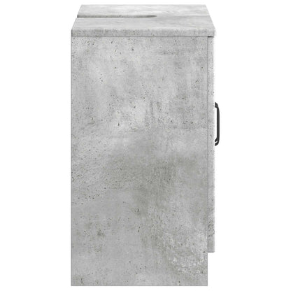 vidaXL Bathroom Sink Cabinet UTRECHT Concrete Grey 59.5 x 31.5x 59 cm 5