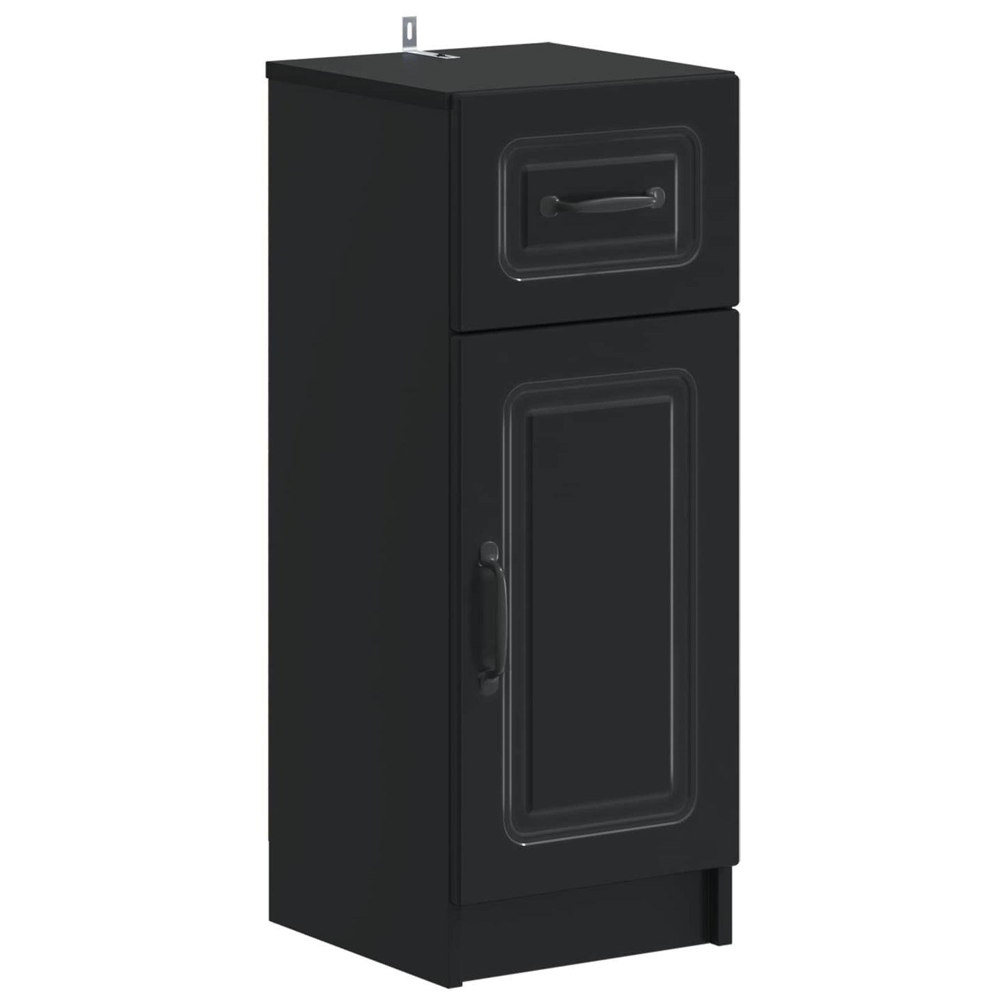 vidaXL Bathroom Storage Cainet UTRECHT Black 30 x 31 x 77 cm 2