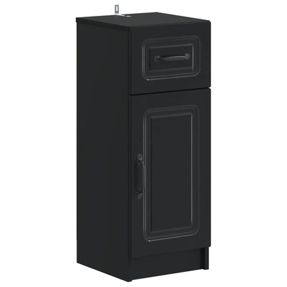 vidaXL Bathroom Storage Cainet UTRECHT Black 30 x 31 x 77 cm 2